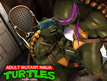 Adult Mutant Ninja Turtles - The Gay XXX Version